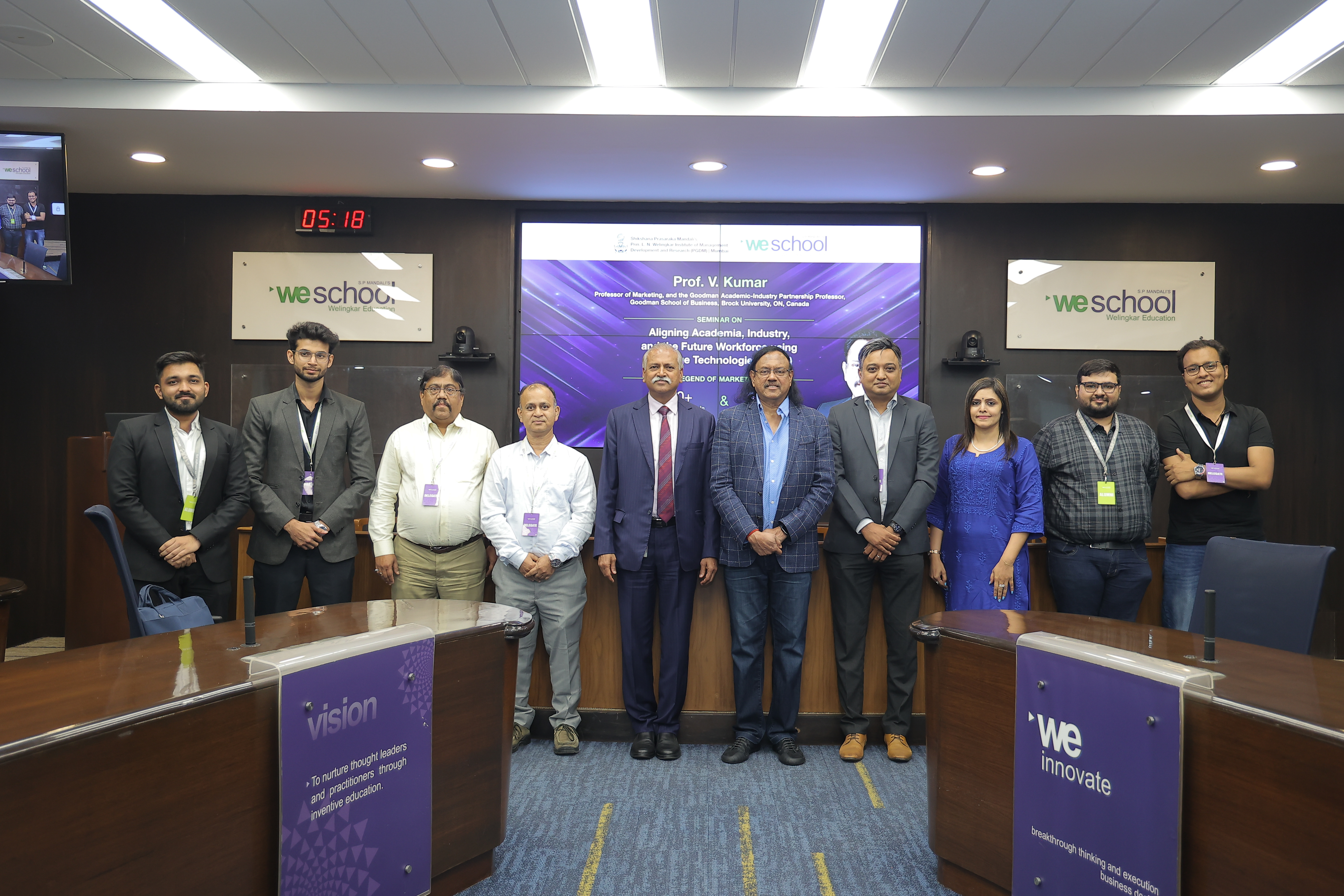 WeSchool Hosts Marketing Legend Prof. V. Kumar on Aligning Academia, Industry & the Future Workforce